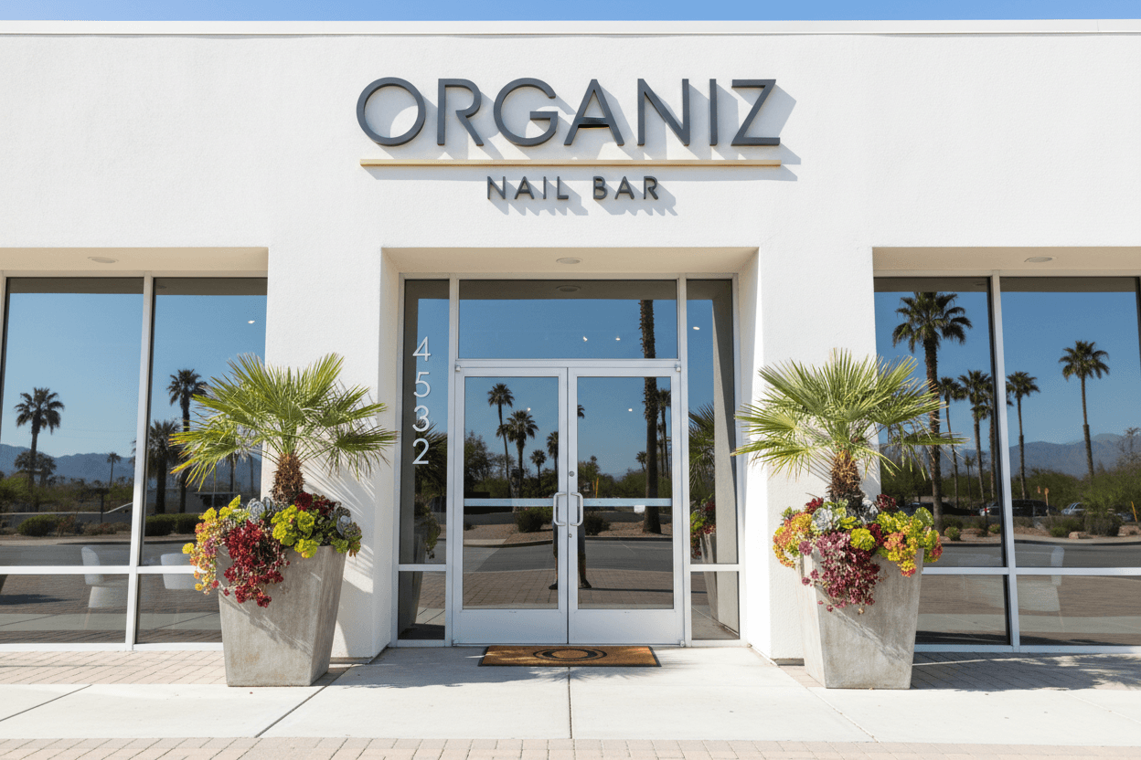 Organiz Nail Bar exterior in Phoenix, Arizona